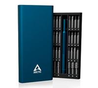 ARCTIC Precision Screwdriver Toolkit - Jeu de tournevis de précision 62 en 1, Philipps/Slotted/Torx/Pozidriv/Hex, boîtier aluminium, pour électronique, ordinateur portable, tablette, lunettes, montres