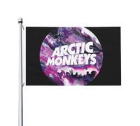 Arctic Rock Band Monkeys Flag Drapeau imprimé directement sur vêtement Polyester durable Graphiques accrocheurs Bannière double face - 0,9 x 1,5 m