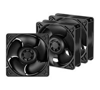 ARCTIC S12038-8K - 3 Pack Boitier PC Ventilateur 12 cm Noir 3 pièces