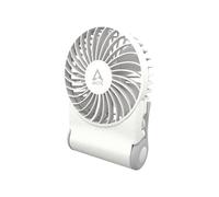 ARCTIC Summair 2Go Blanc - Ventilateur portable 9.1cm - Batterie Li-Ion 5000mAh - Autonomie 77h - 3 vitesses - 5W - Recharge USB - 100x140x33mm - 230g