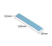 Arctic TP-3 Premium Performance Thermal Pad 120 x 20 mm - 1 mm - coussin thermique - bleu - 150 °C - -40 °C - 120 mm - 20 mm