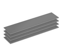 ARCTIC TP-4: Pad thermique haute performance, 120 x 20 x 0,5 mm (4 Pièces) | Empilable jusqu'à 2,0 mm sans perte de performance, très souple, combleur d’écarts, compense les irrégularités