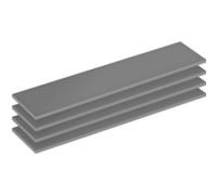 ARCTIC TP-4: Pad thermique haute performance, 120 x 20 x 1,0 mm (4 Pièces) | Empilable jusqu'à 2,0 mm sans perte de performance, très souple, combleur d’écarts, compense les irrégularités