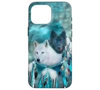 Arctic Tribal Wolf Dream Catcher Coque pour téléphone Coque pour iPhone 16 Pro Max