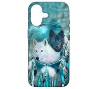 Arctic Tribal Wolf Dream Catcher Coque pour téléphone Coque pour iPhone 17