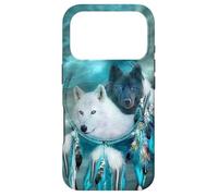 Arctic Tribal Wolf Dream Catcher Coque pour téléphone Coque pour iPhone 17 Pro