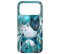 Arctic Tribal Wolf Dream Catcher Coque pour téléphone Coque pour iPhone 17 Pro Max