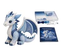 Arctic Winter DIY Felt Craft Kit Beginner Friendly Felt Animal Sewing Kit 3D Plush Handmade Craft Material Set For Home Decoration And Creative Gift Making (Material Package Only, No Finished