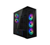 ARCTIC Xtender (Mirror Black) - Boîtier PC Midi Tower Noir, E-ATX, 3x140mm, 2x120mm, 6x baies (3.5"/2.5"), USB 3.2 Gen 2, Verre Trempé