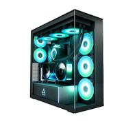 ARCTIC Xtender VG Black (Verre Clair) Boîtier EATX ATX Transparent Noir PC