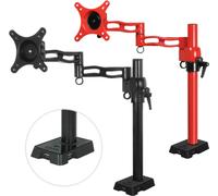 ARCTIC Z1 rouge - bras pour moniteur unique avec hub USB intégré