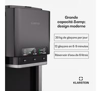 ArcticBlend 3 en 1 machine à glaçons | 20 kg/24 h | glaçons boule | glace pilée | Distributeur d'eau
