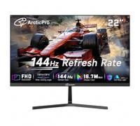 ArcticPro Moniteur 22" 120Hz, Full HD (1920x1080p) 99% sRGB, contraste 4000:1, sans cadre 3 côtés, ultra-fin, VESA, mode LowBlue, réglage de l'inclinaison, 1 HDMI, 1 VGA