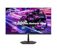 ArcticPro Moniteur de jeu 27" 300 Hz 240 Hz, FHD 1080p, 1 ms, moniteur PC de jeu, IPS, synchronisation adaptative, écran d'ordinateur PC, sRGB 125 %, ultra fin, DP x2, HDMI x2