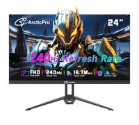 ArcticPro Moniteur Gmaing 24 pouces 240 Hz, moniteur FHD 1080p, synchronisation adaptative