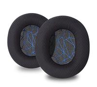 Arctis 3 Coussinets de rechange souples compatibles avec les casques de jeu sans fil SteelSeries Arctis9 Arctis7 Arctis5 Arctis3 Arctis1 et Arctis pro (Arctis-noir et bleu)