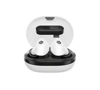 SteelSeries Écouteurs intra-auriculaires Arctis GameBuds – Sans fil Bluetooth, ANC pour PS – Blanc