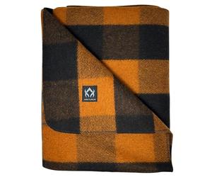 Arcturus Backwoods Couverture en Laine Chaude et Lourde 2 kg Lavable pour Le Camping, l'extérieur, la Survie et Les Kits d'urgence (Buffle Orange)