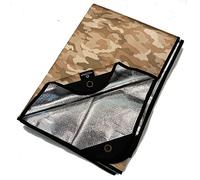 Arcturus Couverture de Survie Robuste - Bâche Thermique réfléchissante - 152,4 x 208,3 cm - Couverture d'urgence réutilisable pour Voiture ou Camping (Camouflage désert)