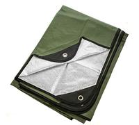 Arcturus Couverture de Survie très résistante, bâche Thermique réfléchissante, 152 x 208 cm, Couverture d'urgence réutilisable pour Voiture ou Camping, Vert Olive