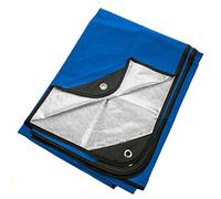 Arcturus Outdoor Couverture de Survie - Thermique, de réflexion, d'urgence - 60" x 82" (Bleu)