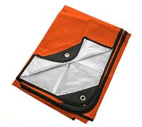 Arcturus Outdoor Couverture de Survie - Thermiques, réfléchissants - 60" x 82" (Orange)