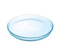 Arcuisine Pirex Moule à tarte en verre de qualité supérieure - Pour quiches, tartes aux fruits et plus - 26, 27, 30 cm, Verre, 30 cm - 3,5 cm hoch