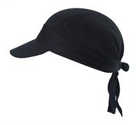 Arcweg Bandana Cyclisme Unisexe avec Pare-Soleil Anti UV UPF 50+ Casquette Cycliste Protection Solaire Chapeau Foulard Sport Vélo Séchage Rapide Respirant 54-62cm (Noir)
