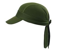 Arcweg Bandana Cyclisme Unisexe avec Pare-Soleil Anti UV UPF 50+ Casquette Cycliste Protection Solaire Chapeau Foulard Sport Vélo Séchage Rapide Respirant 54-62cm (Vert Armée)