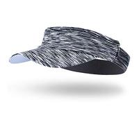 Arcweg Visière Femme Homme Soleil Bandana Cyclisme Respirant Douce Élastique Casquette Visière Sport Tennis Golf Marathon en Plein Air (Gris, Toue de tête:52-56cm)