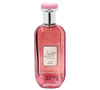 Ard Al Zaafaran Eau de Parfum Mousuf Wardi, Parfum Féminin, 100ml, Notes Fruitées et Musquées, Mélange de Litchi, Fraise, Vanille, Rose, Pomme et Musc