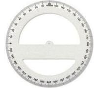 ARDA 18715 Rapporteur d'angle aluminium cercle