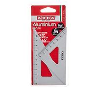 Arda Blister Lot de 10 équerres 12 cm en aluminium 45-60 degrés
