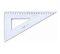 ARDA Squadra 60° 30 cm Linea Uni Polystyrène Transparent G