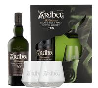 Ardbeg 10 Years + 2 Verres 0.70 litre Whisky
