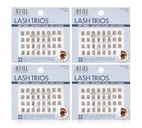 Ardell False Eyelashes Soft Touch Trios Individuals Short Black 4 Pack
