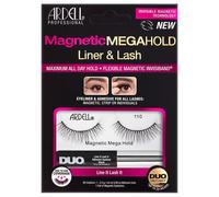 Ardell - Faux-Cils Magnétique Megahold N°110 Avec Colle/Feutre Eyeliner Duo 2,5g Magnétiques En Frange Réutilisables, Inclus 2.5 G