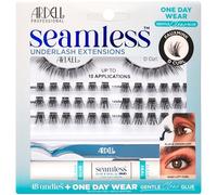 Ardell Kit d'extensions de cils sans couture - Faux cils courbés D - Kit d'extensions de cils à faire soi-même avec double adhésif et applicateur, jusqu'à 10 applications, longueurs de cils assorties