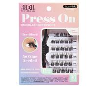 Ardell Lot de 30 extensions de cils pré-collées à presser en faux vison naturel pour débutants avec applicateur, longueurs assorties, 30 grappes de cils