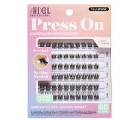 Ardell Lot de 60 extensions de cils pré-collées à presser en faux vison naturel pour débutants avec applicateur, longueurs assorties, 60 grappes de cils