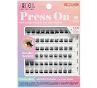 Ardell Lot de 60 extensions de cils pré-collées à presser pour débutants avec applicateur, longueurs assorties, 60 grappes de cils