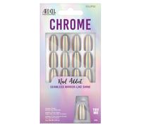 Ardell Nail Addict Chrome Rtrograde Press On Nails Kit d'ongles courts de forme carre 1 paquet