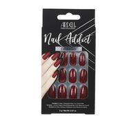 ARDELL Nail Addict Ongles Artificiels 28 Pièces - Modèle Vin, Colle Incluse, Facile à Utiliser