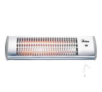 ARDES - AR437B Radiateur à Quartz Mural Extérieur/Intérieur, Soufflant Faible Consommation, Chauffage 2 Puissances 600W/1200W, Interrupteur Manuel