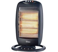 Ardes AR454B Chauffage électrique halogène oscillant 1200W noir pour l'intérieur