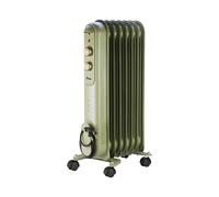 Ardes AR4R07VIN Radiatore Ad Olio Ardes Curvy 7 Retro 1500 Watt 7 Elementi Verde