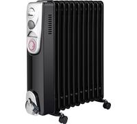 ARDES - AR4R11BTE OILO 11T Radiateur à huile électrique 11 éléments chauffants - Radiateur de radiateur intelligent avec minuteur, 3 puissances et ventilation - Radiateur électrique avec roues et
