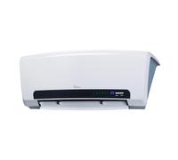 ARDES - AR4W08P PARETO X Ventilo-convecteur céramique mural étanche à l’eau, minuterie programmable de 12h de salle de bains, panneau en céramique Silver Silk Smart + Magic Display numérique à LED