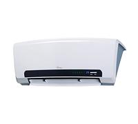 Radiateur Soufflant Mural Ardes Pareto X AR4W08P 2000W Câble Electrique Rayonnant Horizontal Télécommande Blanc Blanc/Argenté