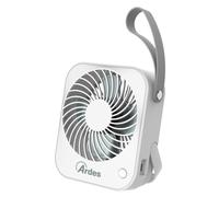 Ardes Ventilateur de table Tauro AR5F03BT – Mini portable 10 cm Gris et blanc